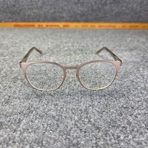 Theory Rflkt Eyewear Eyeglasses Frame Unisex Metal Round Full Rim 50-19-140
